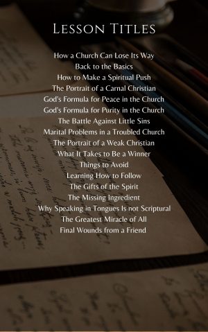 The Book of 1 Corinthians