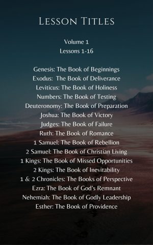 Journey through the Bible – Volume 1