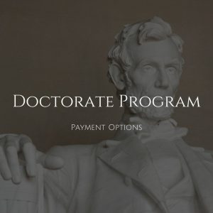 Doctorate Program Payment Plan ($2500 Before Discounts)