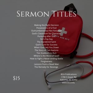 Psalms – God’s First Aid Kit – Volume 1