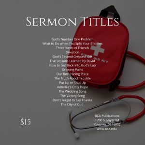 Psalms – God’s First Aid Kit – Volume 3