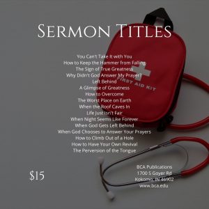 Psalms – God’s First Aid Kit – Volume 4