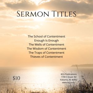 The Key to Contentment