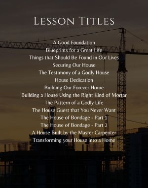 Building on Your Faith